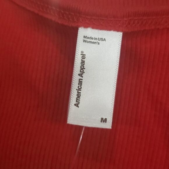 American apparel u neck rib tank top - Picture 2 of 2